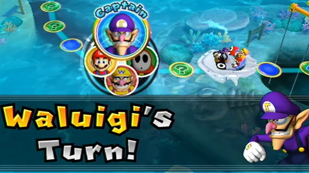 Mario Party 9◆Solo Mode #63 Waluigi◆Blooper Beach