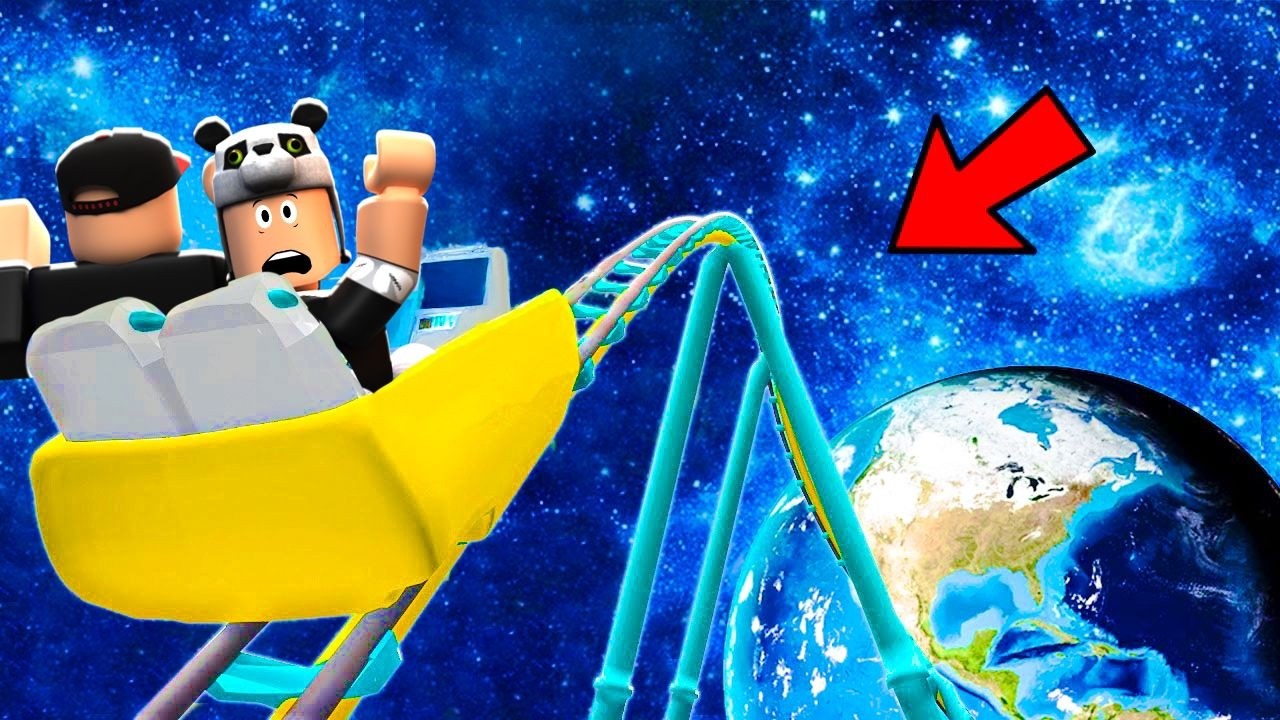 En HIZLI ve En YÜKSEK Roller Coaster Trenine Bindik! - Panda ile Roblox HIGHEST Roller Coaster