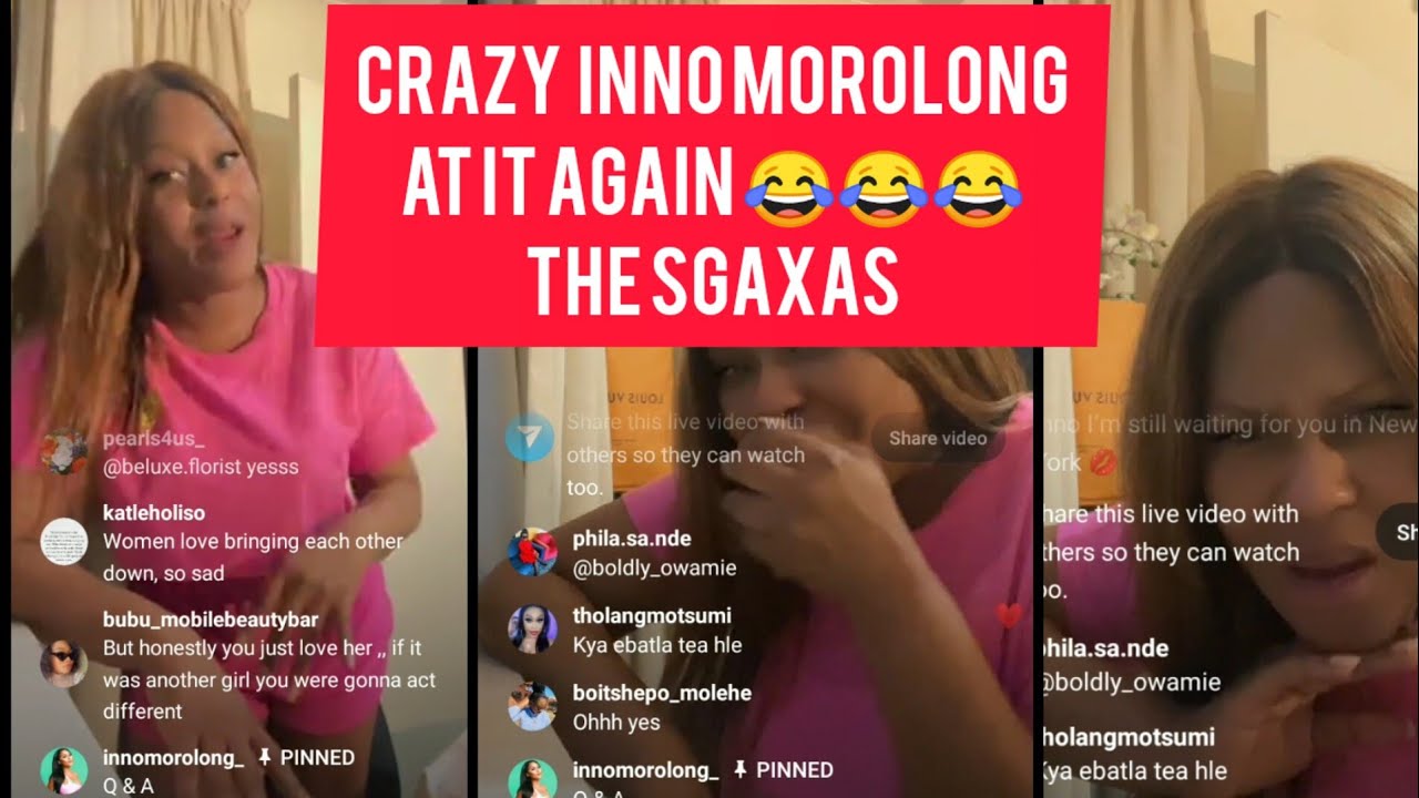 inno morolong live 😂😂😂 khona into ioff with inno