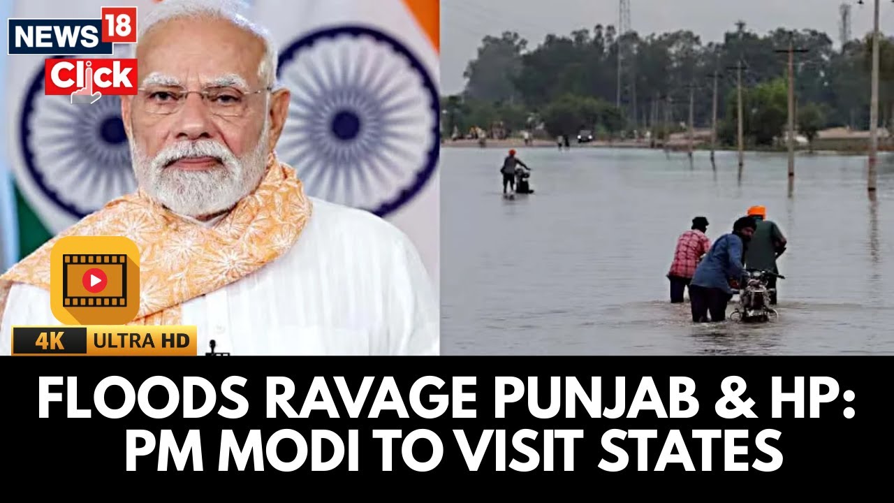 Punjab Floods | PM Modi to Visit Flood-Hit Punjab Today | Rahul Gandhi | BJP Vs Congress | 4K