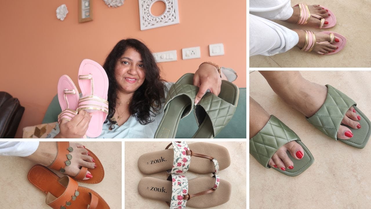 New Footwear Haul : Kolhapuris, Zouk, CAI | Affordable Amazon Haul | Priyanka Boppana