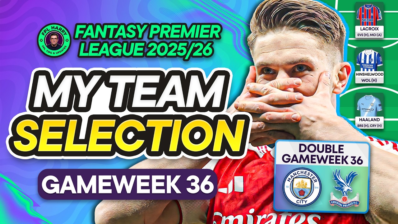 MY FPL 36 TEAM SELECTION! 📱 SAKA, GYOKERES OR SALIBA? 🟥 | Fantasy Premier League Tips 2025/26