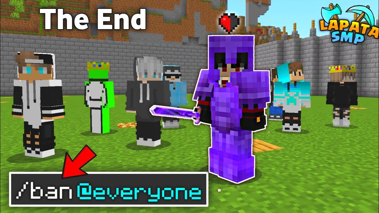 How I Ban All Players From This Minecraft SMP | End of Lapata SMP (S3-17)