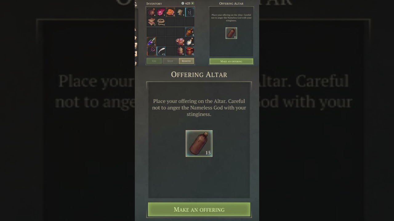 Grim Soul-Offering 15 Rare Weapon Oil ( Dark Offering)
