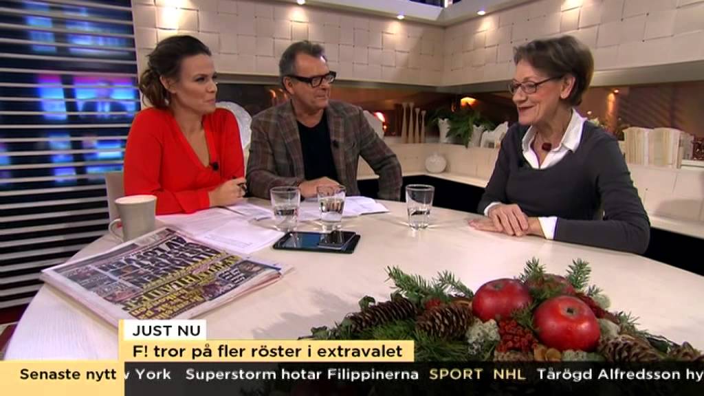 Gudrun Schyman: "Vi har ett väldigt bra läge" - Nyhetsmorgon (TV4)