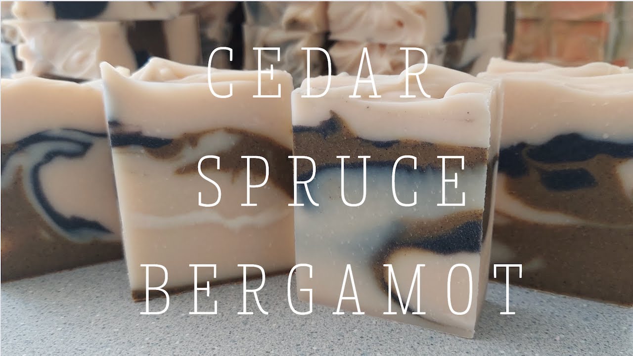 CEDAR SPRUCE BERGAMOT: Making Cold Process Soap
