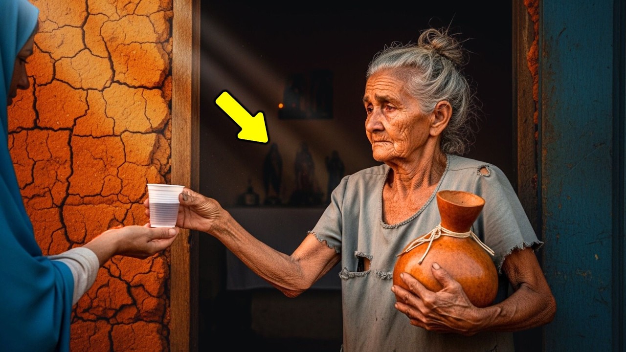 Ella abrió la puerta sin saber quién era... ¡era la Virgen María poniendo a prueba su fe!