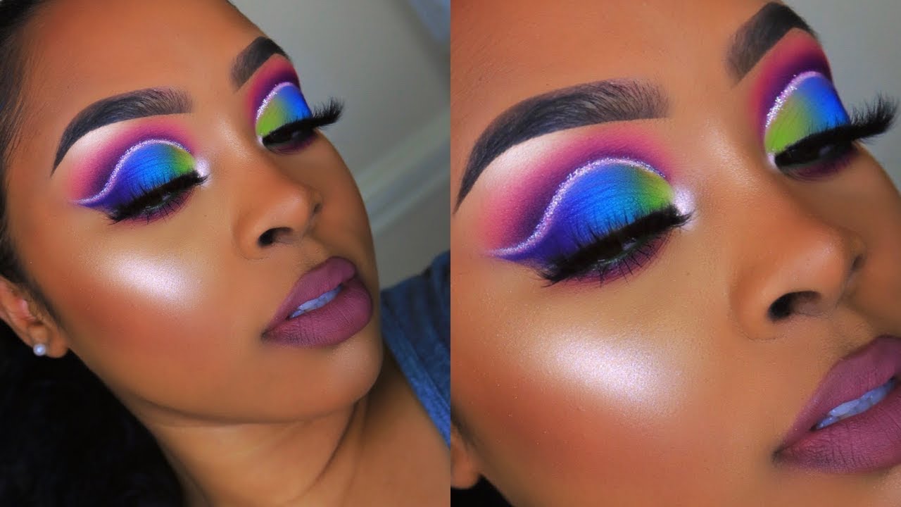 Colorful Glitter Cut Crease | MAKEUP TUTORIAL