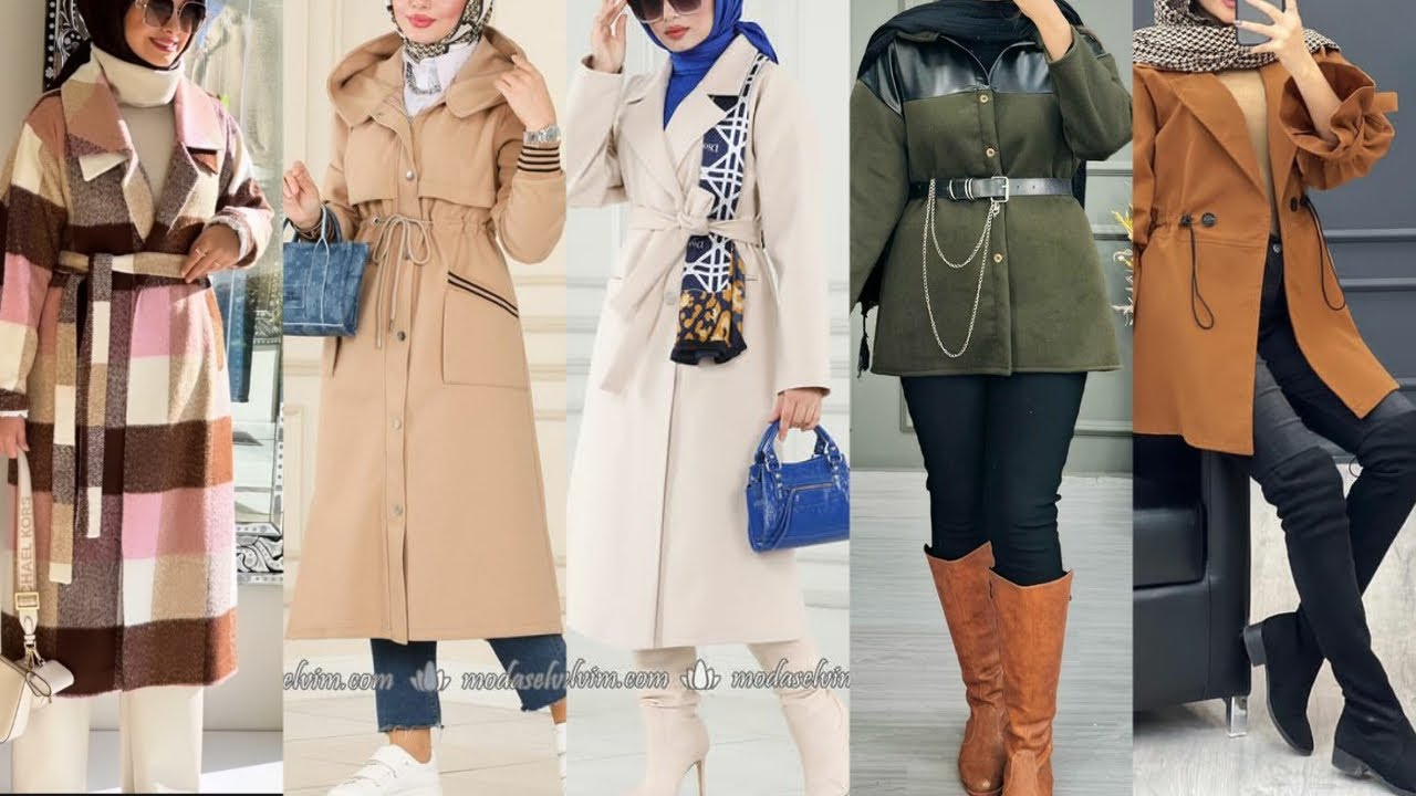موضةخريف 2023/2024🌟ألبسةنسائيةالمحجبات شتوية أنيقة وشيكmodest clothing/hijab style/modest fashion