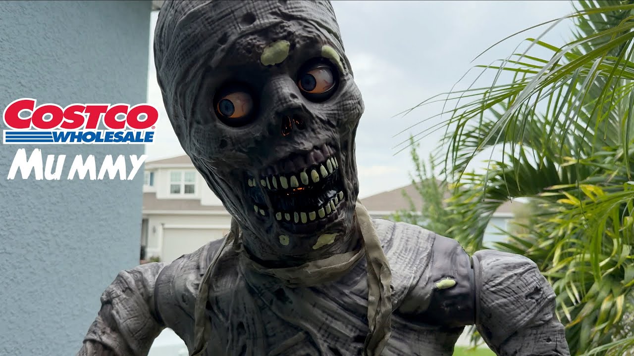 Costco Mummy Halloween Animatronic Unboxing, Demo and Review