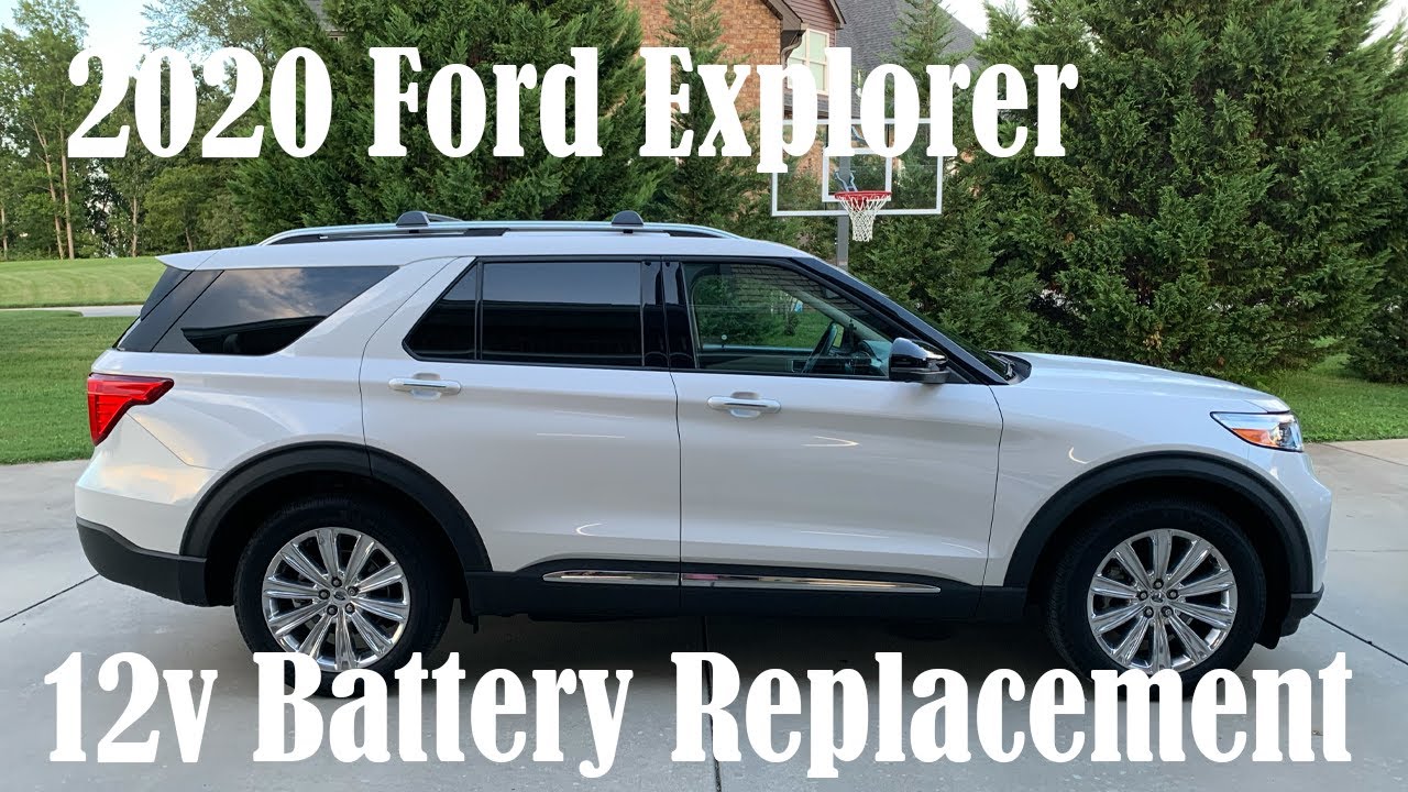 2020 Ford Explorer 12V Dead Battery Replacement