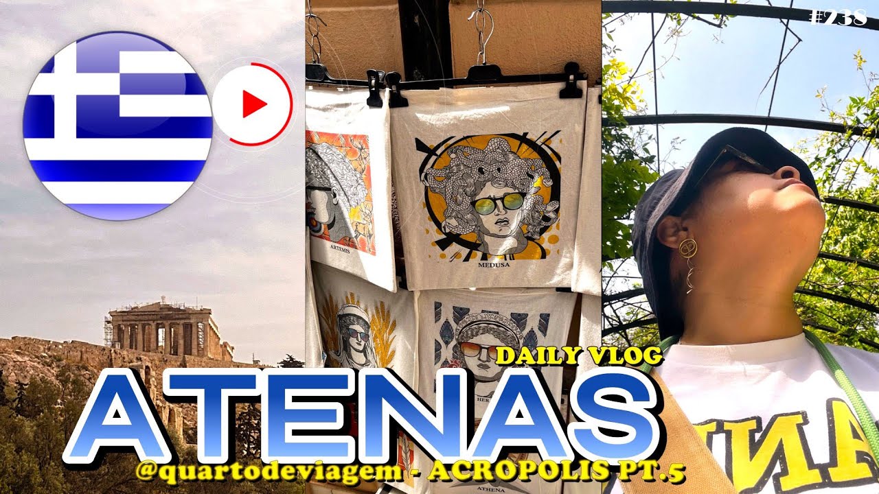 assim é um dia em ATENAS PT.5, ACROPOLIS Grécia 🇬🇷 | (4K) 238