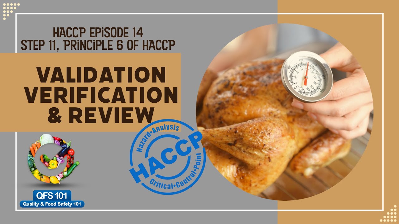 HACCP ep. 14 - VALIDATION, VERIFICATION & REVIEW (HACCP step 11)