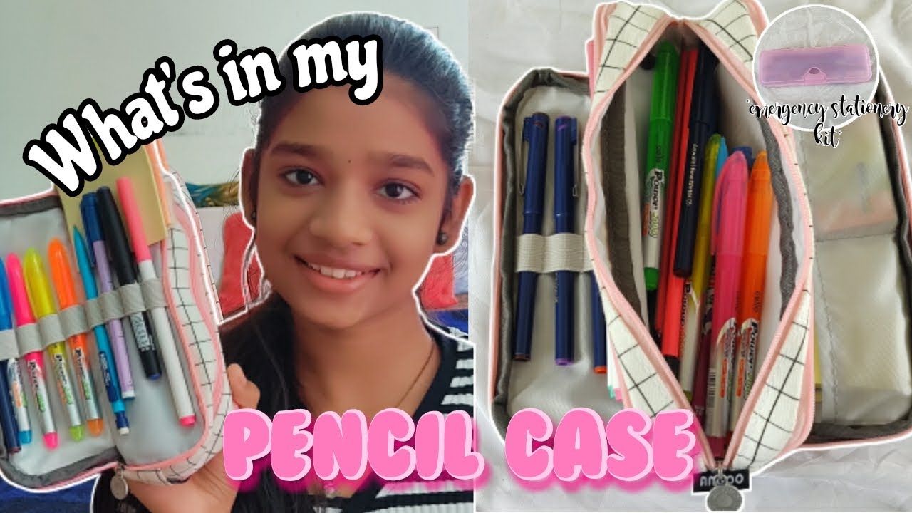 WHAT'S IN MY PENCIL CASE 2021 || *8th grade* || BACK TO SCHOOL || Priya Tharshini