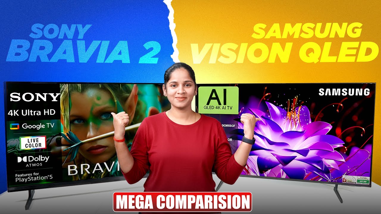 Sony Bravia 2 M2 vs Samsung Vision AI QLED | Best 43/55/65
