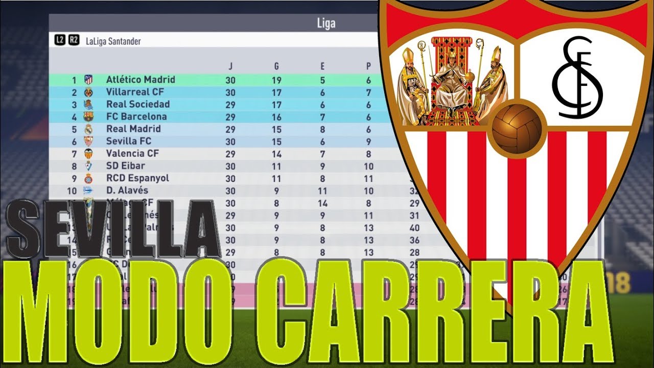 FIFA 18 Modo Carrera SEVILLA 