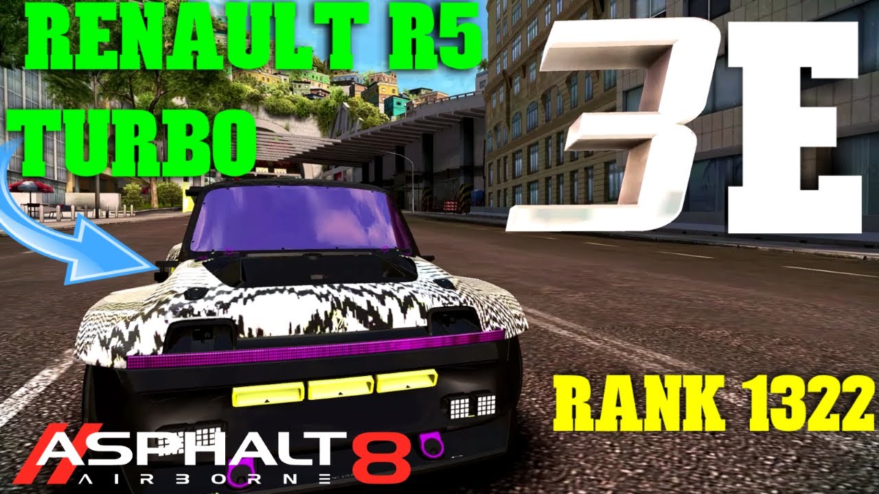 Aston Martin DB9 Slayer? 🤔// Asphalt 8 Airborne: Renault R5 Turbo 3E Multiplayer rank 1322
