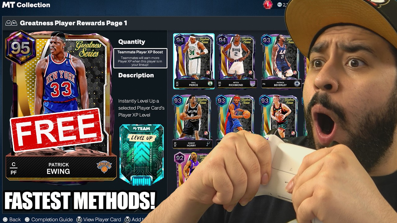 *НОВЫЕ* САМЫЕ БЫСТРЫЕ способы заработать XP игрока и БЕСПЛАТНО получить Pixel Cut Patrick Ewing в...