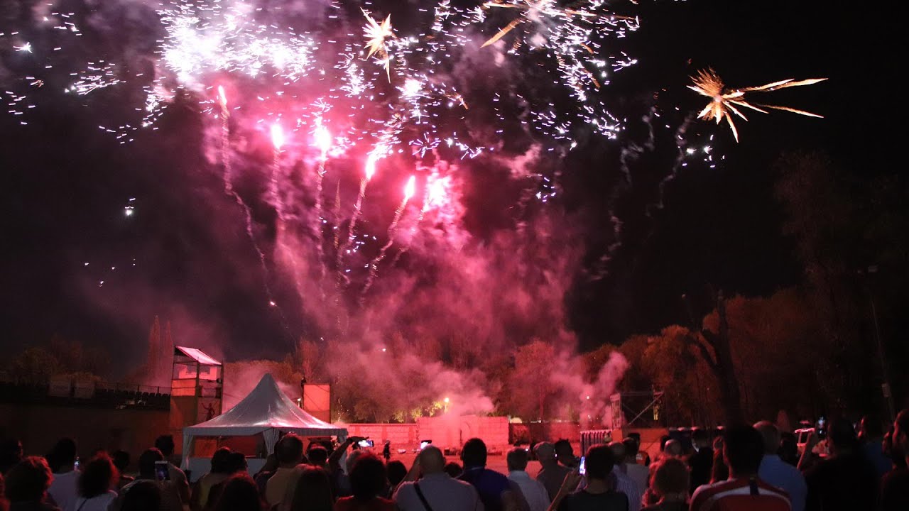 Fuegos artificiales fin de Ferias 2019 de Alcalá de Henares