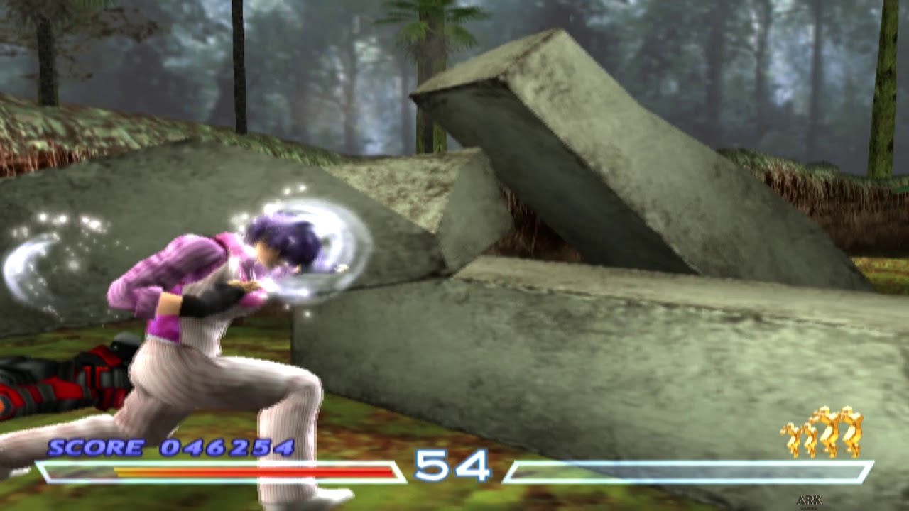 Tekken 4 Force Fight Mode Violet Gameplay