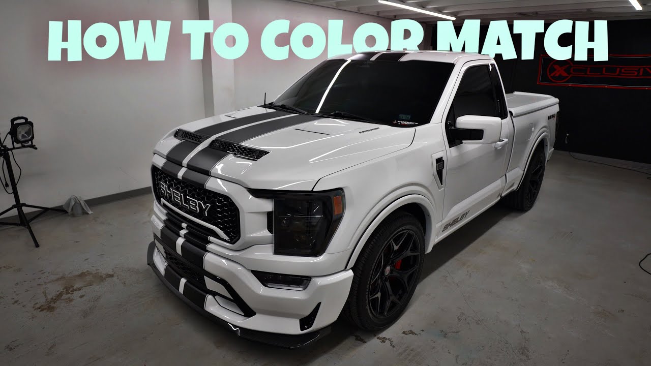 HOW TO COLOR MATCH  F-150 SHELBY SUPER SNAKE