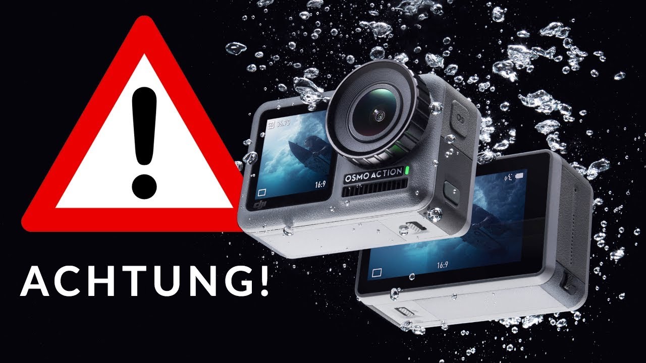 DJI Osmo Action: Achtung Wasserschaden! (Bedienfehler)