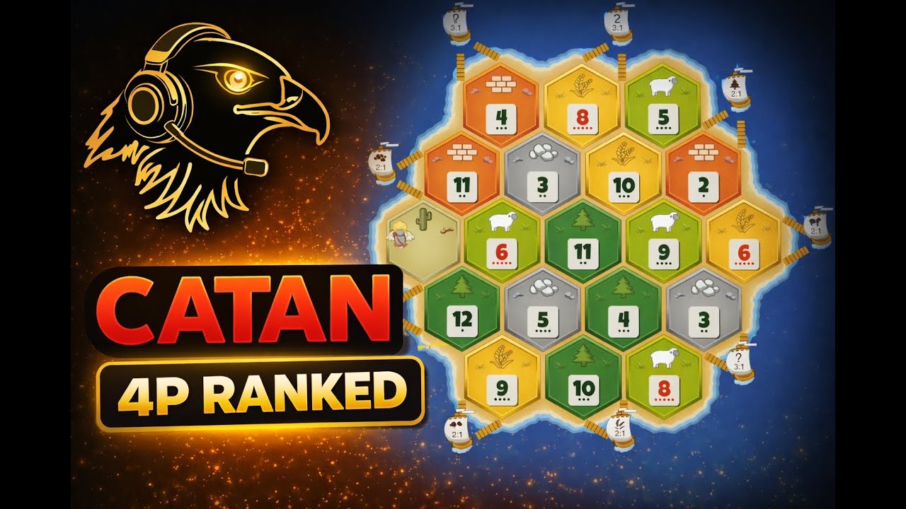 Catan 4P Ranked - Season 16!
