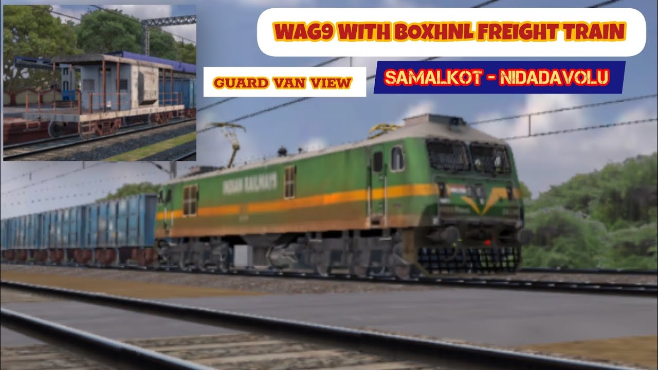 WAG9 With Boxhnl Freight Train Activity Gameplay Indian Train Driving 3D Gameplay 