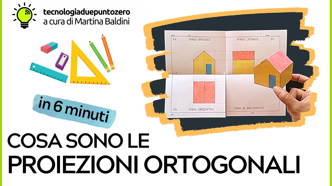Disegno Tecnico. Capire le Proiezioni Ortogonali, in 6 minuti