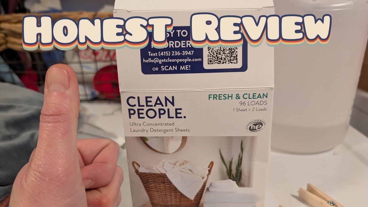 Honest Review of Clean People Laundry Detergent Sheets