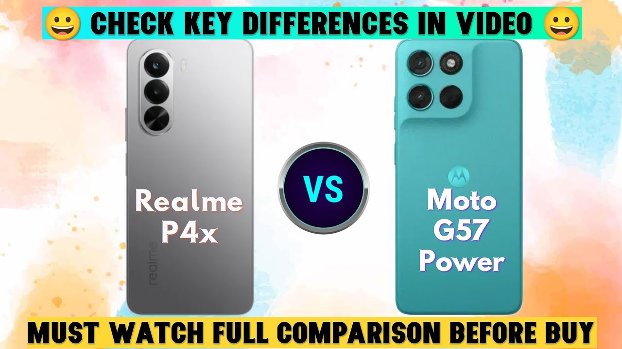 Realme P4x vs Moto G57 Power | Budget Phones 😀