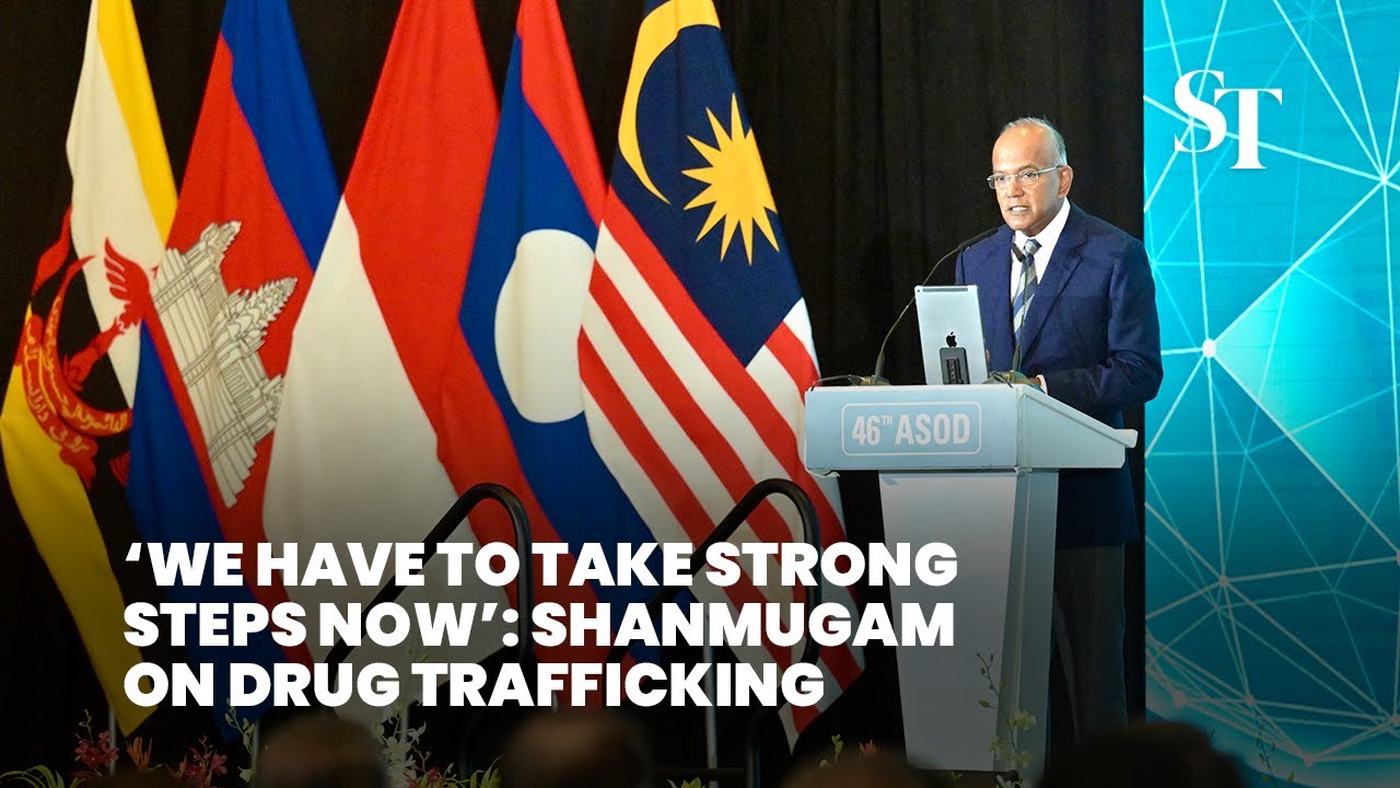 [FULL] K. Shanmugam’s speech at 46th ASEAN senior officials meeting on drug matters