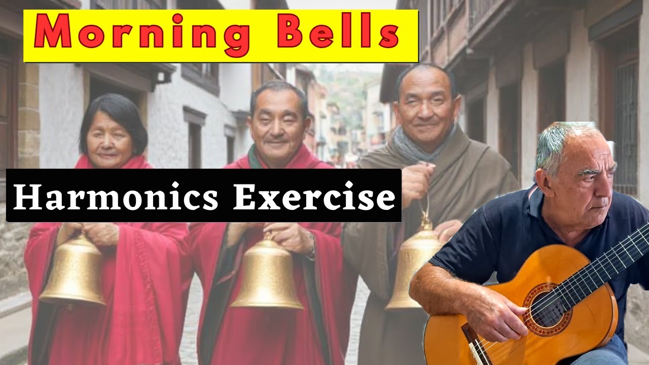 Morning Bells – Easy Harmonics Study (Fingerstyle Guitar + Free TAB)