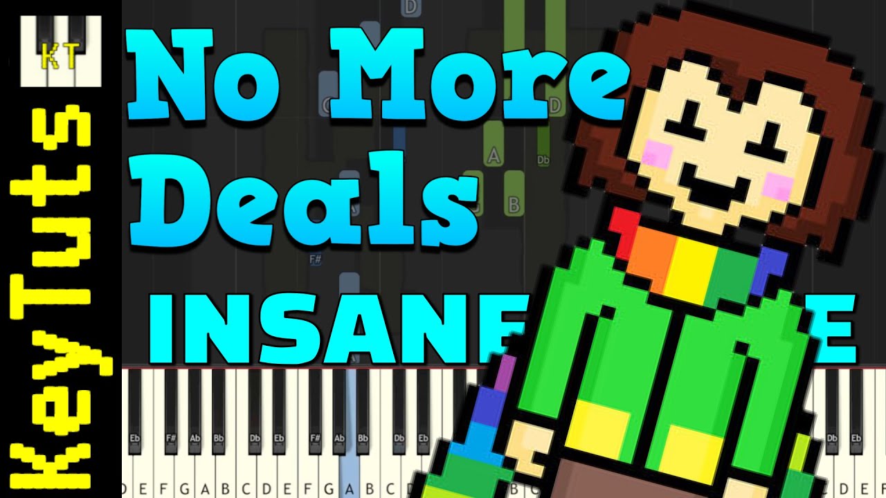 No More Deals [Undertale AU] - Insane Mode [Piano Tutorial] (Synthesia)