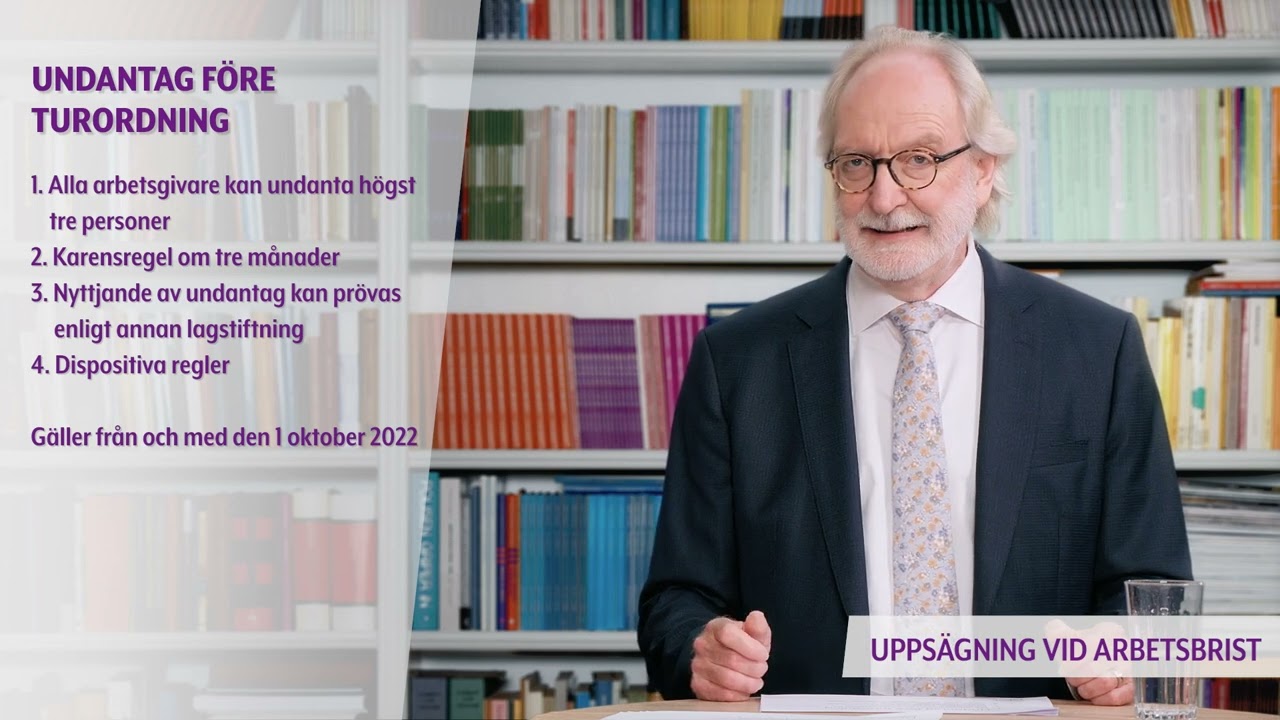 Uppsägning vid arbetsbrist