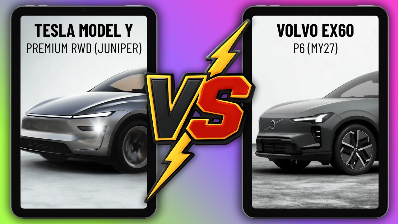 Tesla Model Y Premium RWD (Juniper) vs Volvo EX60 P6 (MY27) 😱🫣🫡