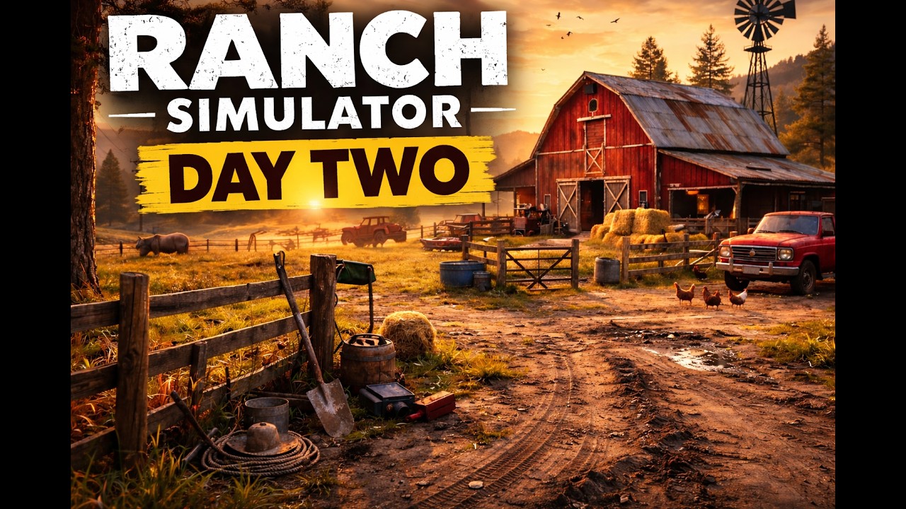 Ranch Simulator Gameplay – Day 2 | Fresh Start, Big Plans!🔥#tamilgamin #ranchsimulator