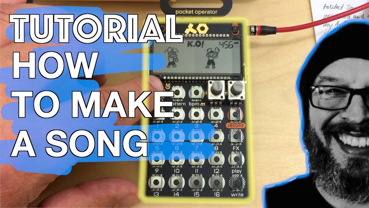 PO-33 K.O! - HOW TO MAKE A SONG (PROGRAM THE SEQUENCER) | teenage engineering TUTORIAL