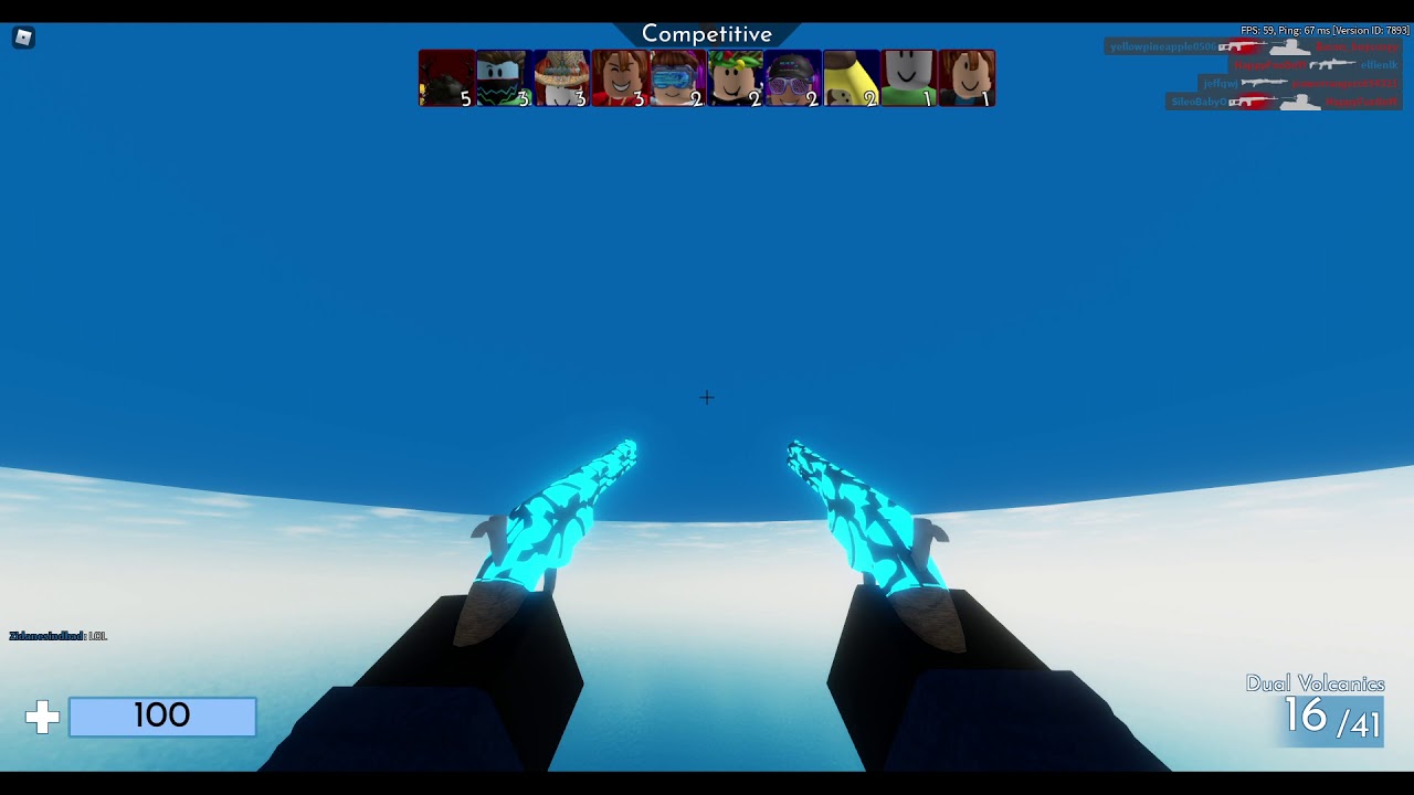 Glitching Myself Under The Map..(Roblox Arsenal)