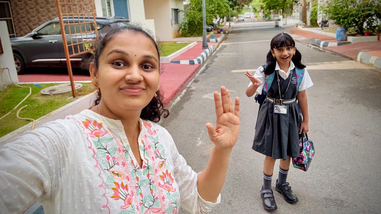 Kids School Morning Routine | Mom Struggles & Love 💕 | @v5familyshow