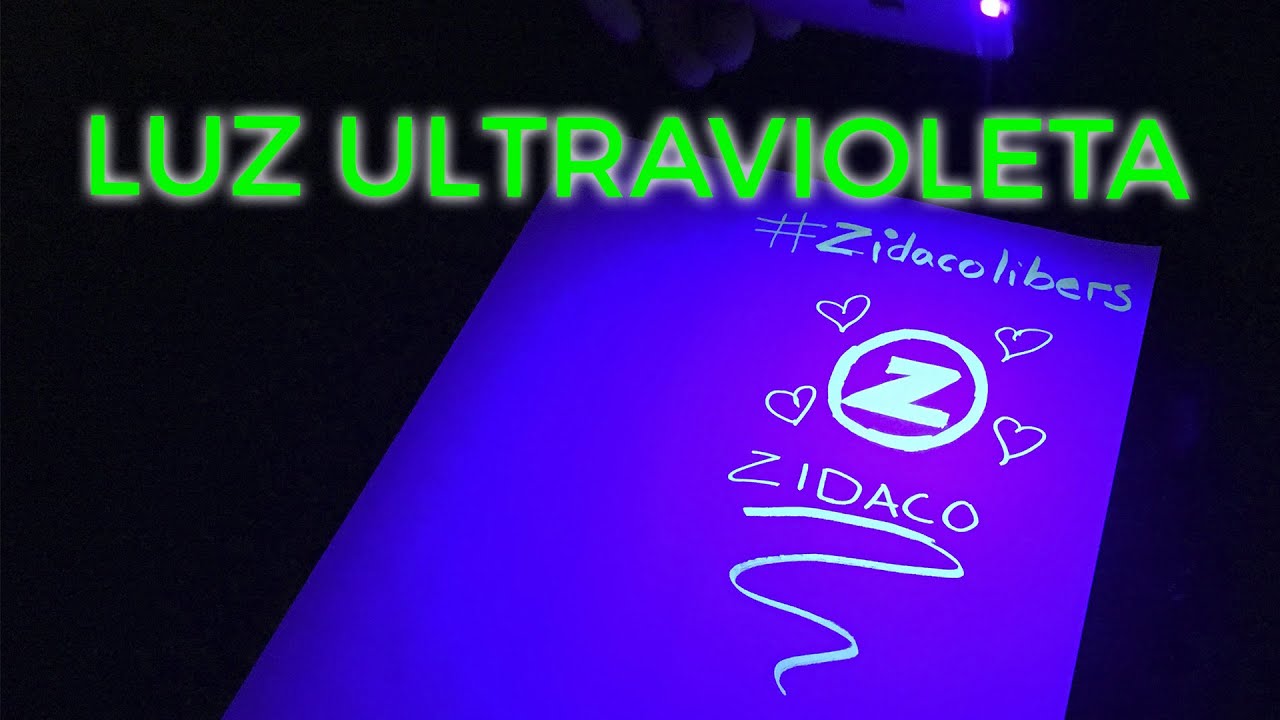 Como Hacer Luz Negra Ultravioleta Con Tu Smarthphone | ZIDACO
