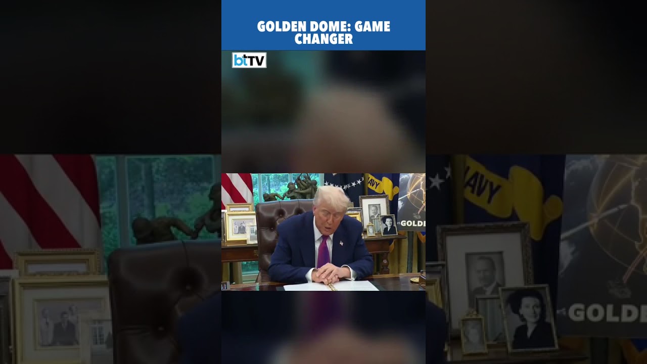 #Shorts Trump Announces Golden Dome Missile Defense Shield For Homeland Security