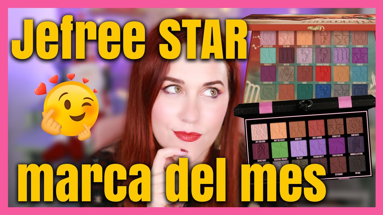 ✨ MARCA DEL MES: 2 PALETAS, 2 LOOKS 💜 SCORPIO Y GOTHIC BEACH DE JEFFREE STAR 🖤