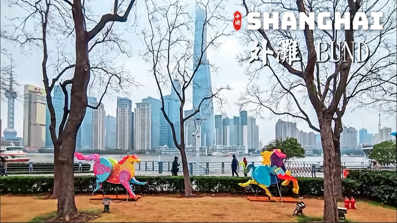 Spring Stroll along the Bund, Shanghai - 4K HDR Walking Tour