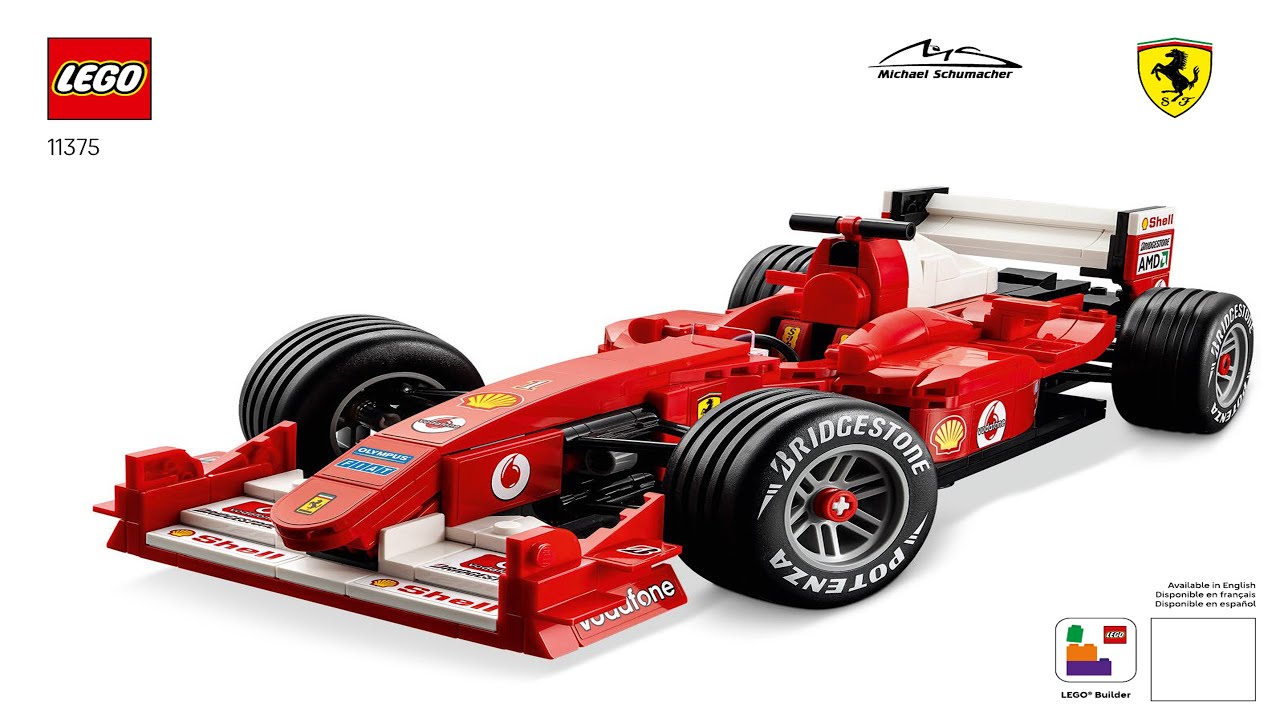 LEGO Instructions - Icons - 11375 - Ferrari F2004 & Michael Schumacher - Formula 1