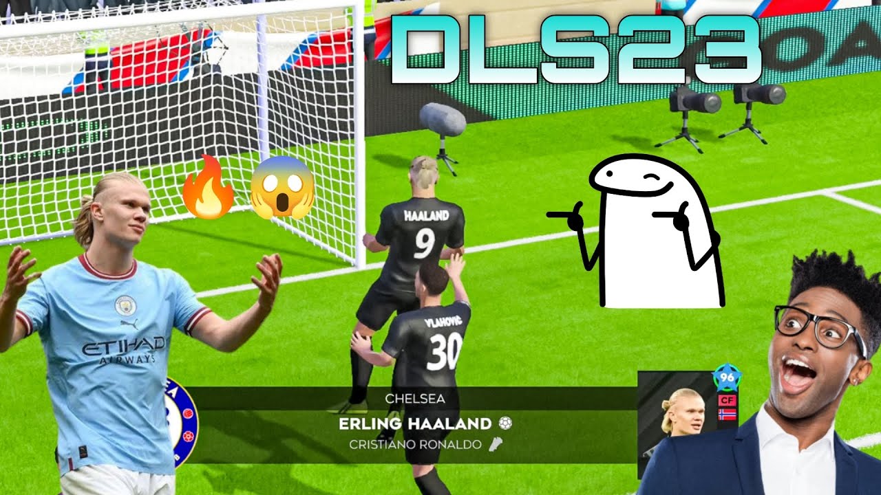DLS23 GAMEPLAY 7-4 HAALAND ,BANZIMA, MBAPPE SCORE 🔥