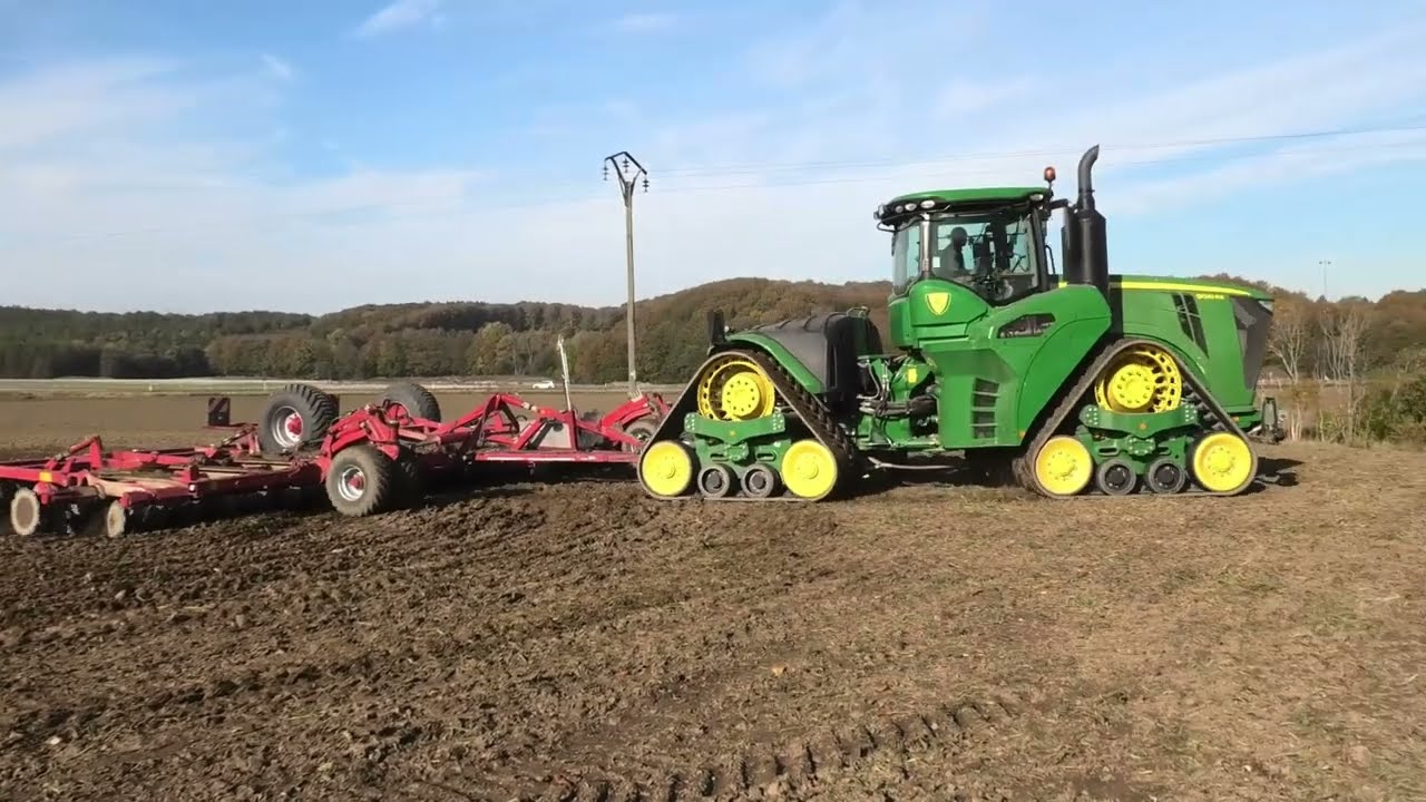 JOHN DEERE 9620 RX & 8400 R med HORSCH på Skabernäs HB