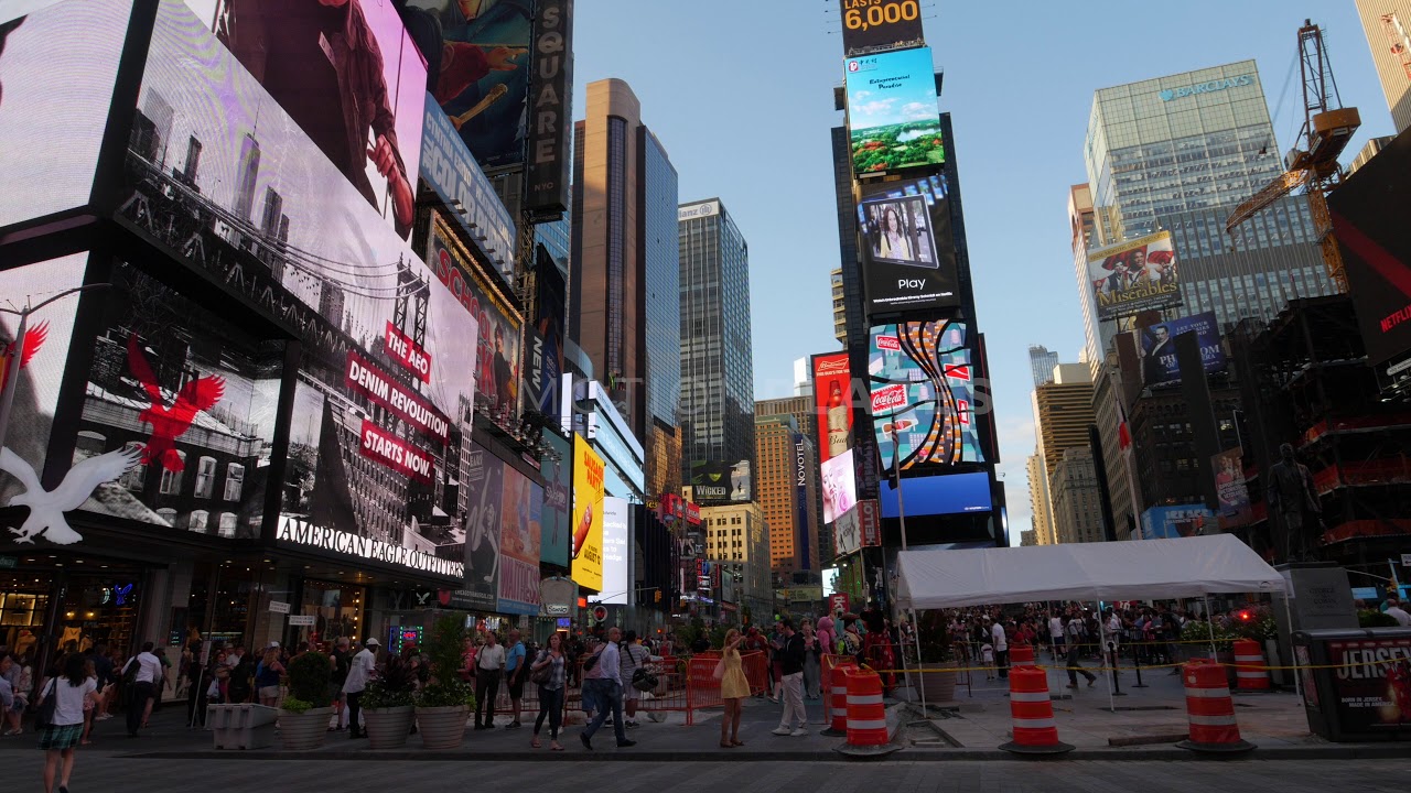 NYC Times Square Free Stock Footage