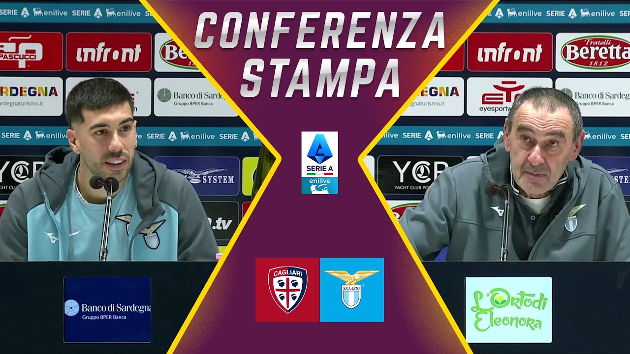 La conferenza stampa di Sarri e Zaccagni post Cagliari-Lazio 21/02/2026
