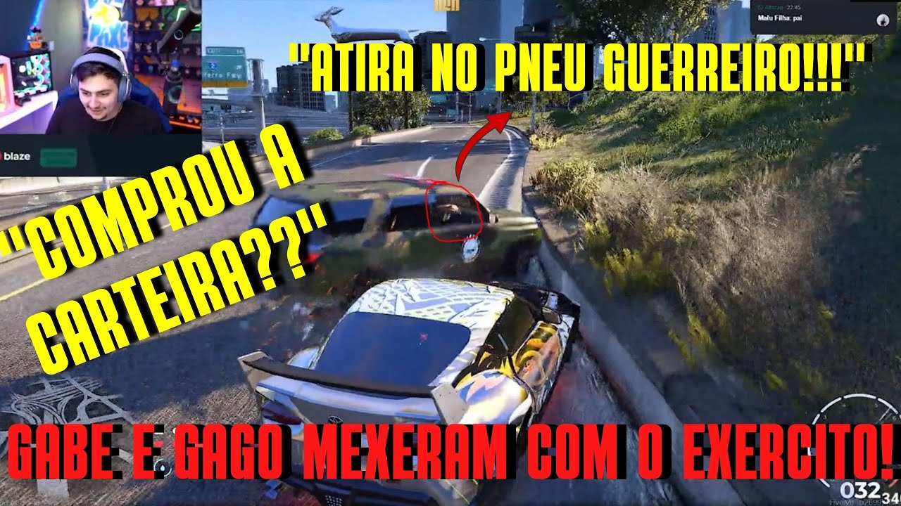 F - Gabe mexeu com a equipe ALPHA e deu NISSO!!! GTA RP CDA!!!
